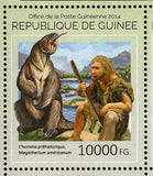 Prehistoric Men Animals Stamp Phorusrhacos Longissimus S/S MNH #10612-10615