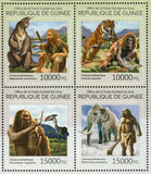 Prehistoric Men Animals Stamp Phorusrhacos Longissimus S/S MNH #10612-10615