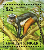 Monkeys Stamp Papio Anubis Rhinopithecus Roxellana S/S MNH #3515-3518