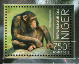 Chimpanzees Stamp Pan Troglodytes Souvenir Sheet MNH #2575-2578