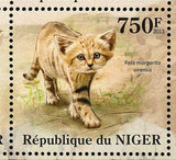 The Wildcats Stamp Felis Silvestris Lybica Leptailurus Serval S/S MNH #2117-212