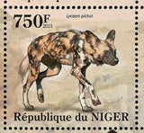 The Wild Dogs Stamp Lycaon Pictus Souvenir Sheet MNH #2113-2116