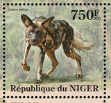 The Wild Dogs Stamp Lycaon Pictus Souvenir Sheet MNH #2113-2116