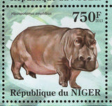 Hippopotamus Stamp Hippopotamus Amphibius S/S MNH #2097-2100