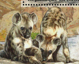 Hyenas Stamp Crocuta Crocuta Wild Animal Souvenir Sheet MNH #2109-2112