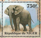 Elephants Stamp Loxodonta Africana Souvenir Sheet MNH #2093-2096