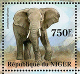 Elephants Stamp Loxodonta Africana Souvenir Sheet MNH #2093-2096