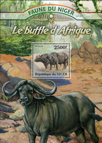 Buffalo Stamp Syncerus Caffer Souvenir Sheet MNH #2129 / Bl.157