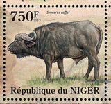 Buffalo Stamp Syncerus Caffer Souvenir Sheet MNH #2081-2084