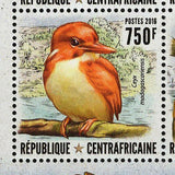 Kingfishers Stamp Birds Cittura Cyanotis Ceyx Madagascariensis S/S MNH #6610-661