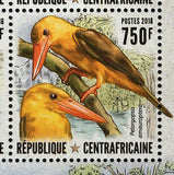 Kingfishers Stamp Birds Cittura Cyanotis Ceyx Madagascariensis S/S MNH #6610-661