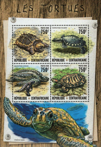 Turtles Stamp Macrochelys Temminckii Trachemys Scripta  S/S MNH #6590-6593