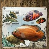 Fish Stamp Centropomus Undecimalis Astronotus Ocellatus S/S MNH #6589 / Bl.1539