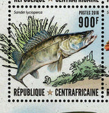 Fish Stamp Sander Lucioperca Scophthalmus Rhombus S/S MNH #6585-6588