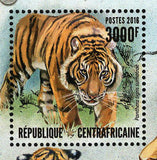 Tigers Stamp Panthera Tigris Sumatrae Souvenir Sheet MNN # 6569 / Bl.1535