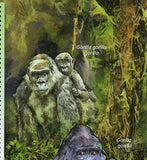 Gorillas Stamp Gorilla Beringei Graueri Souvenir Sheet MNH #5400 / Bl.939