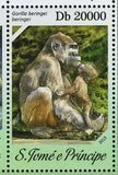 Gorillas Stamp Gorilla Beringei Beringei Souvenir Sheet MNH #5396-5399