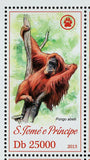 Endangered Animals Stamp Pongo Abelii Loxodonta Africana S/S MNH #5286-5289