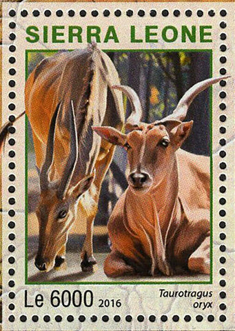 Park Kafue Stamp ZambiaTagelaphus Sylvaticus S/S MNH #7246-7249