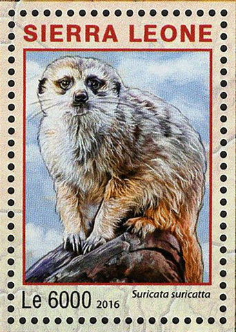 Mudumu Park Stamp Namibia Suricata Suricata S/S MNH #7242-7245