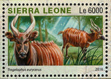 Outamba Kilimi Park Stamp Sierra Leone Coracias Cyanogaster S/S MNH #7258-7261