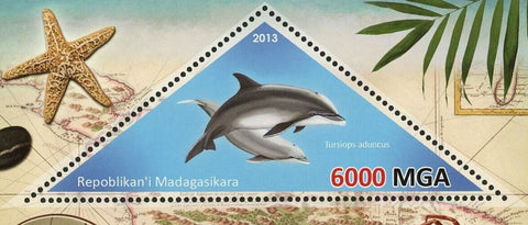 Fauna Fish Stamp Tursiops Aduncus Dolphin Souvenir Sheet Mint NH