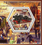 World Locomotive USRA BR 38 Transportation Souvenir Sheet Mint NH