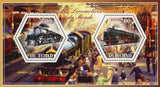 Locomotive Train Stamp Big Boy BR 02 Transportation Souvenir Sheet Mint NH