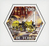 Locomotive Train Stamp Fusee de Stephenson Transportation Mini Sov. Sheet MNH