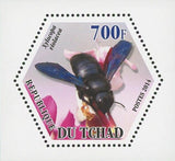 Bee Insect Xylocopa Violacea Mini Souvenir Sheet Mint NH