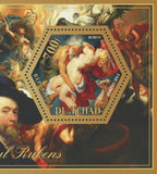 Pierre Paul Rubens Les Trois Gráces Souvenir Sheet of 2 Stamps Mint NH