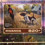Hunting Dog English Setters Black Labrador Shorthaired Pointer S/S 6 Stamps MNH