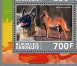 Dog Domestic Animal Husky Dalmatian German Shepard Buldog S/S of 6 Stamps MNH