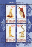 Djibouti Wild Animals Meerkat Fauna Souvenir Sheet Mint NH