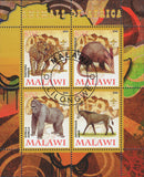Malawi Wild Animals Souvenir Sheet