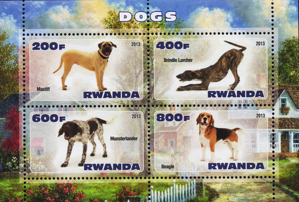 Fauna dogs Pet sheet souvenir MNH