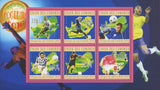 Soccer Players Sport Souvenir Sheet of 6 stamps Mint NH