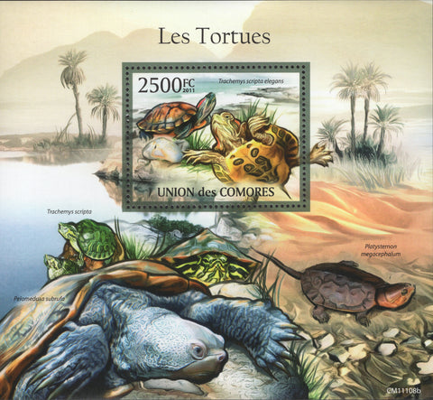 Turtles Block Souvenir Mint NH