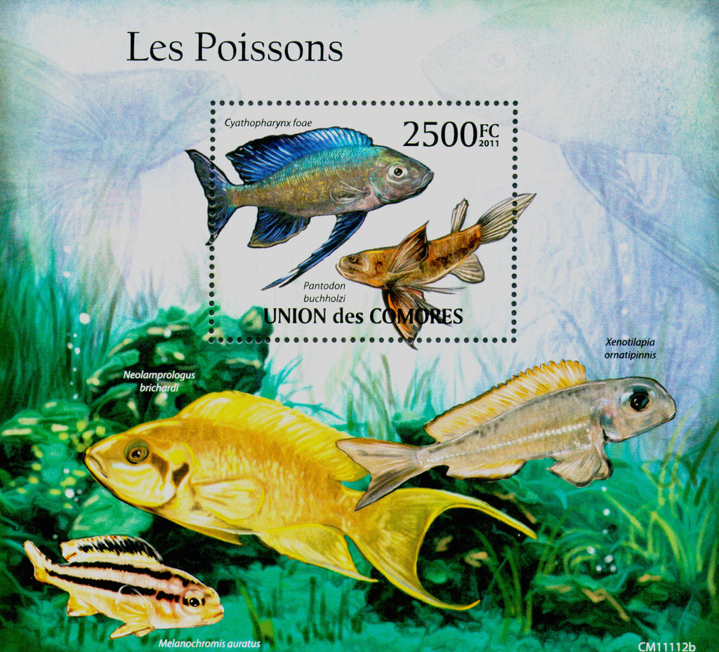 Poisonous Fish Souvenir Sheet Mint NH