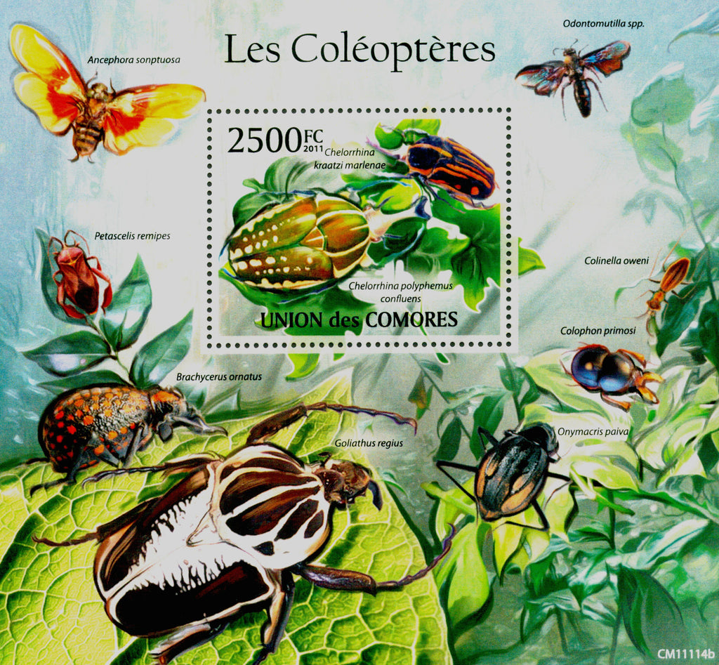 Insects Souvenir Sheet Mint NH
