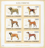 Dogs Pet Block Souvenir of 6 Stamps Mint NH
