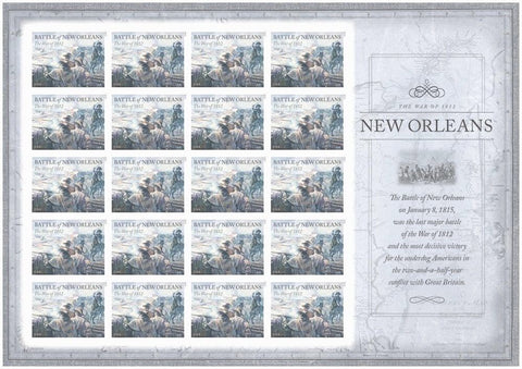 USA Stamps War 1812 Battle of New Orleans NDC sheet MNH 2015