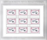 USA Stamp 1898 Trans-Mississippi 1998 Re-Issue Souvenir Sheet of 9  MNH