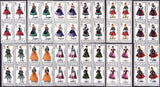 Spain stamps, 1967 Regional Costumes, 12 MNH blocks of 4 (Lot 1)