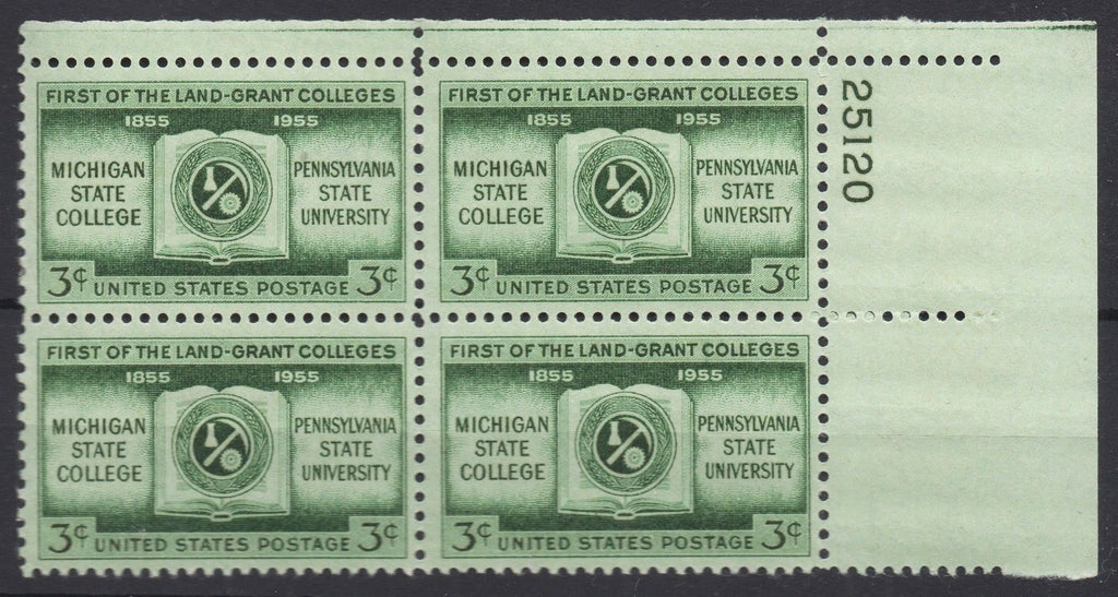 USA Stamps 1955 3c Land Grant Colleges MNH