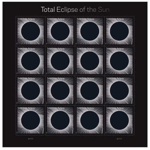 Total Eclipse of the Sun USA FOREVER Stamps Sc # 5211 2017 Souvenir Sheet  MNH