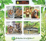 Wild Fauna Commerce Nature Imperforated Sov. Sheet of 4 Stamps MNH