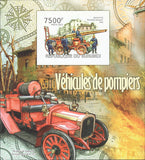 Firefighters Vehicles Transportation Imperforated Sov. Sheet MNH
