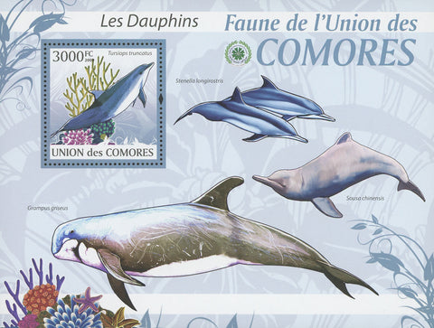 Dolphins Souvenir Sheet Mint NH