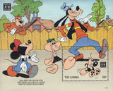 Goofy Mickey Mouse Eega Beeva Dog Souvenir Sheet Mint NH